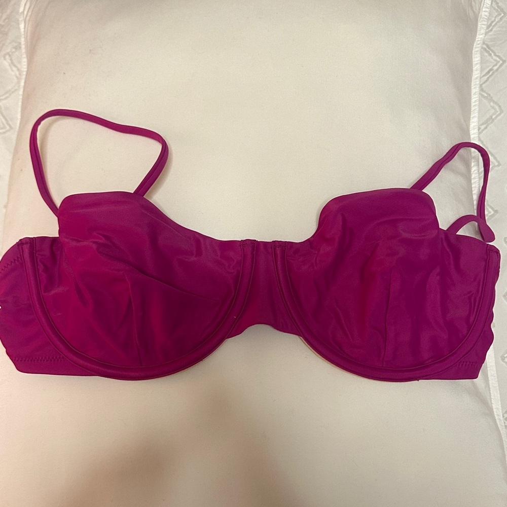 J. Crew Fuchsia Underwire Bra